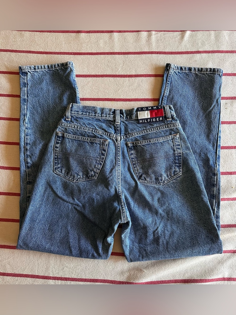 Vintage Tommy Hilfiger High-Rise Women’s Blue Straight Jeans